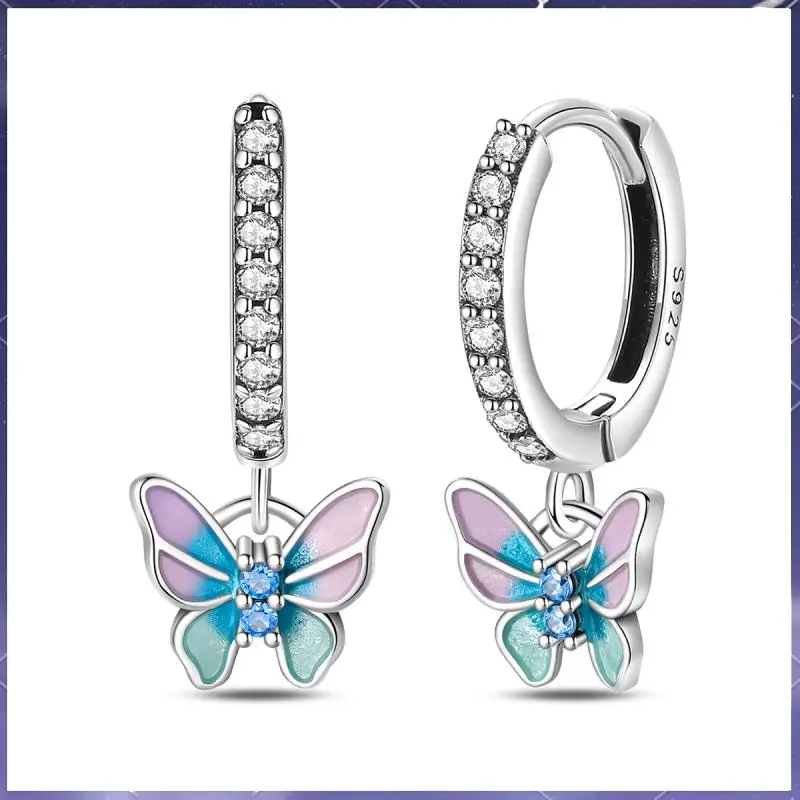 

Серьги-бабочки из серебра 925 пробы, женские подарки, помолвочные украшения и сувениры