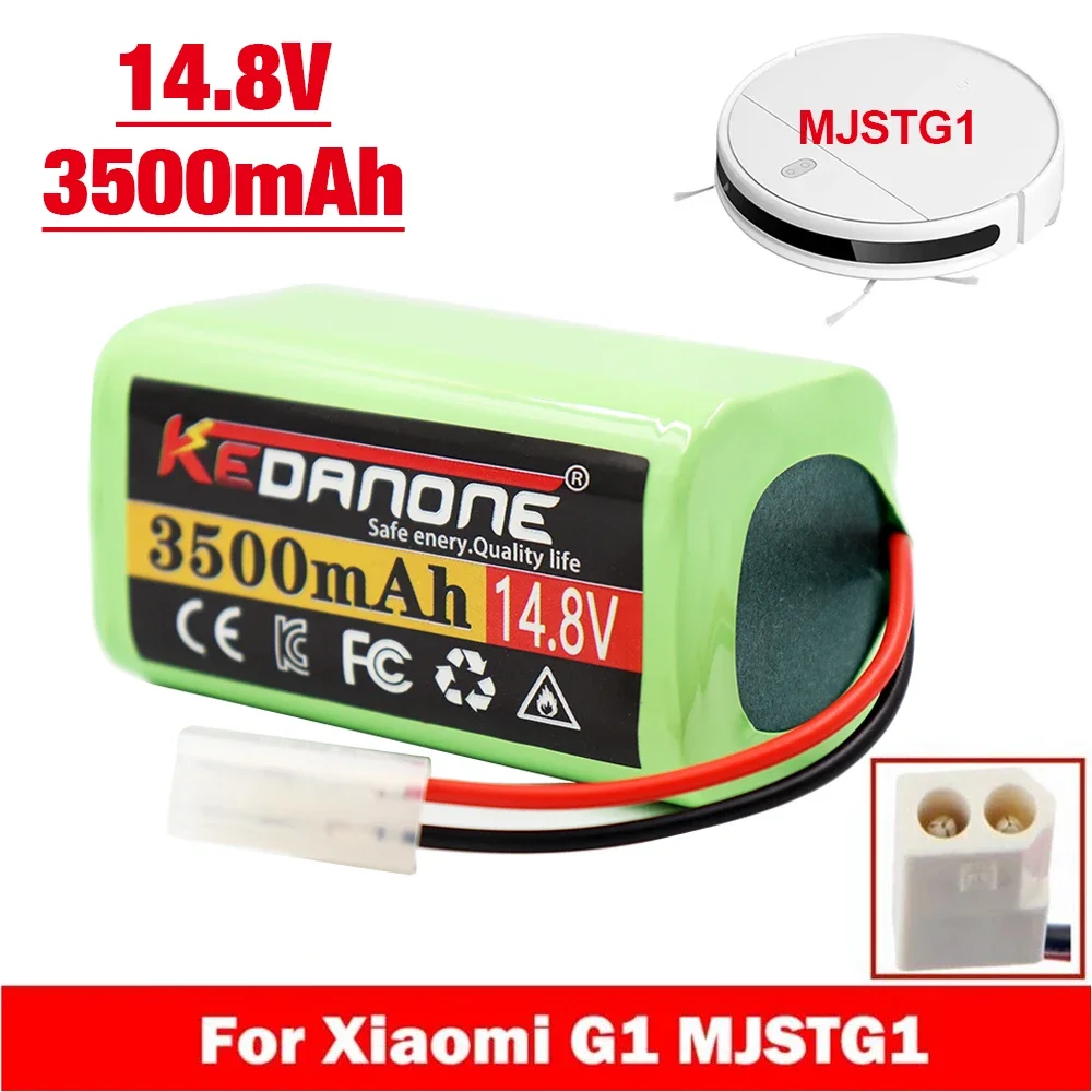 

14.8V 3500mAh 18650 Rechargeable Battery for Xiaomi Mi Robot Vacuum-mop Essential (MJSTG1) Robot Vacuum 14.4V xiaomi g1 battery