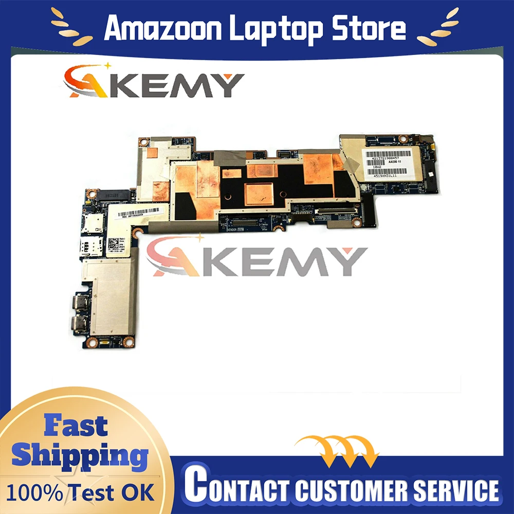 

For DELL Latitude 7275 9250 Laptop Motherboard LA-C321P 0P98DK 0PDKYR M5-6Y57 4G M7-6Y75 8G Notebook Mainboard Tested OK