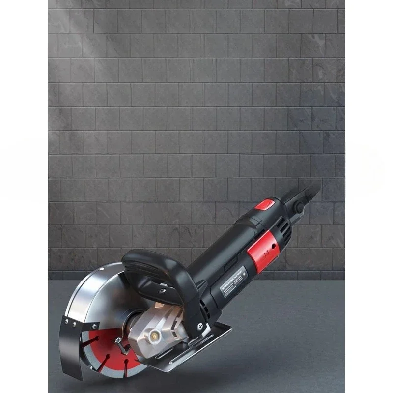 Slotting machine single and double pieces dust-free water and electricity installation wall concrete wire groove