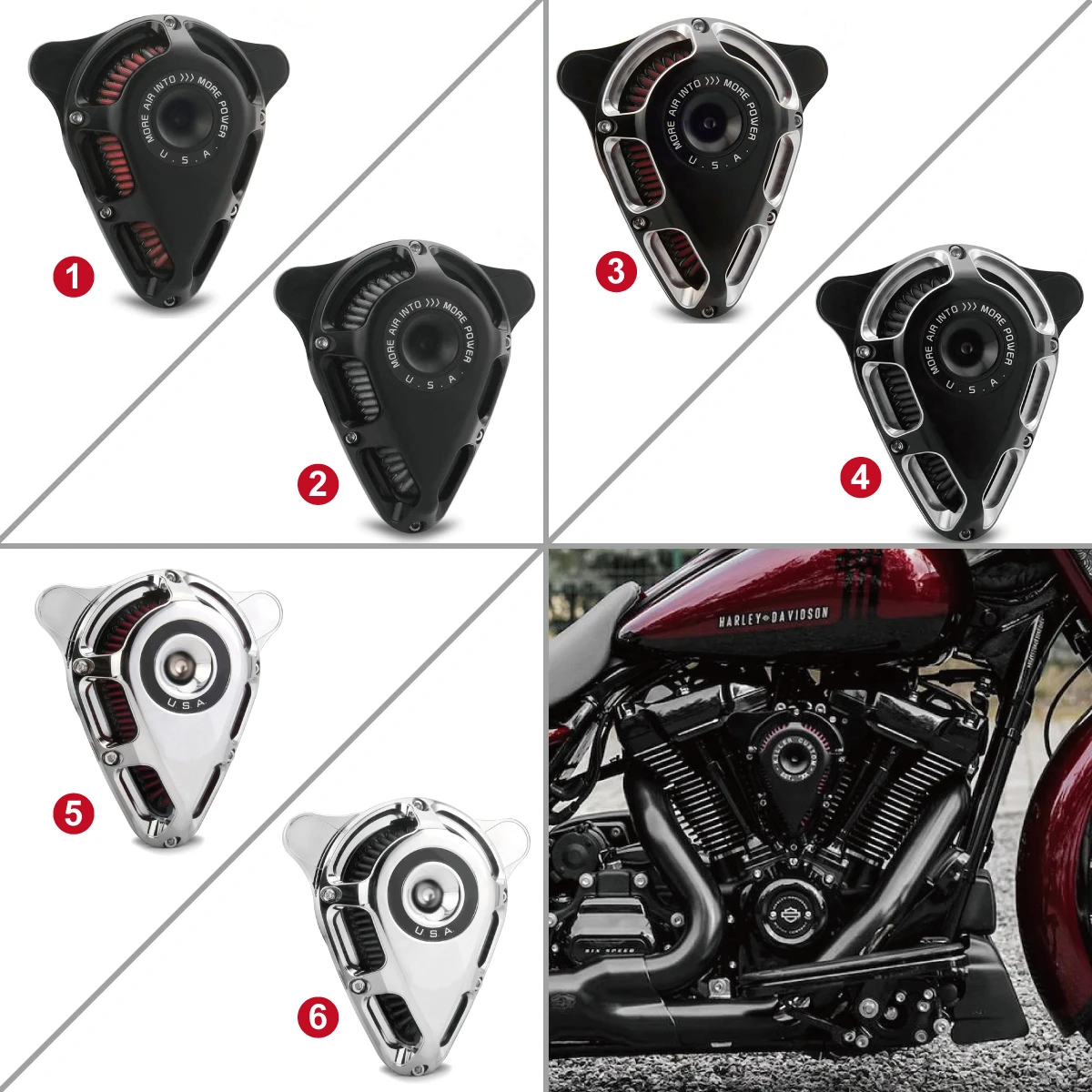 Edge cut Turnable Air intake filters rain sock for Harley Dyna Low Rider FXDWG Wide Glide FXDF Fat Bob Street road Glide 00-07