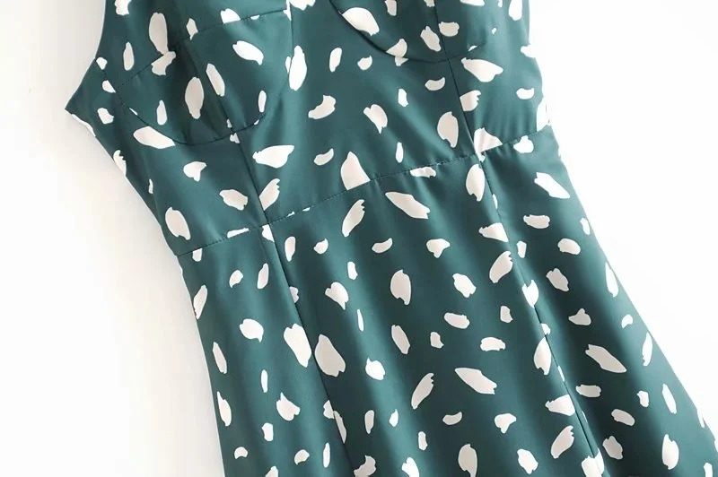 Imprimé rétro coupe ajustée Dr Vaion voyage Sexy haute fente longue Dr Street Sle Svel V Ne été 2020 décontracté Ele