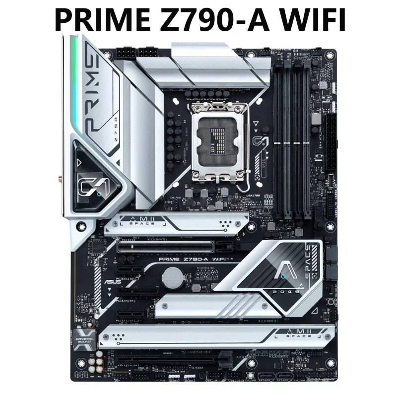 

ASUS PRIME Z790-A WiFi 6E LGA 1700 Intel13Th 12Th ATX Motherboard 16+1 DrMOS PCIe 5.0 DDR5 4X M.2 Slots 2.5 Gb LAN USB 3.2 Gen