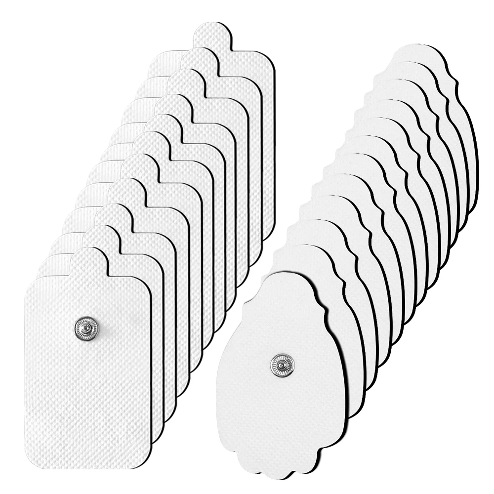 Electrostimulation Patches Reusable Tens Electrode Pads Skin-Friendly Self-Adhesion Muscle Stimulation Replacement Pads