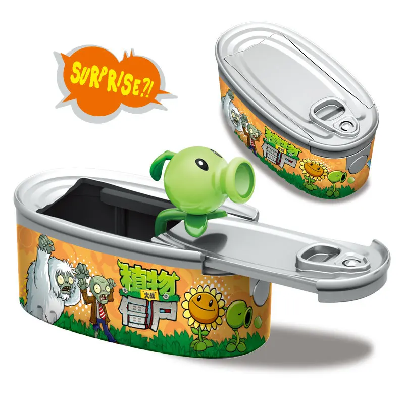 النباتات الحقيقية مقابل. لعبة الزومبي سربرايز بسحاب علبة الحركة Peashooter Squash Yeti Imp الأساسية لعبة زومبي نموذج لعب هدايا للأطفال