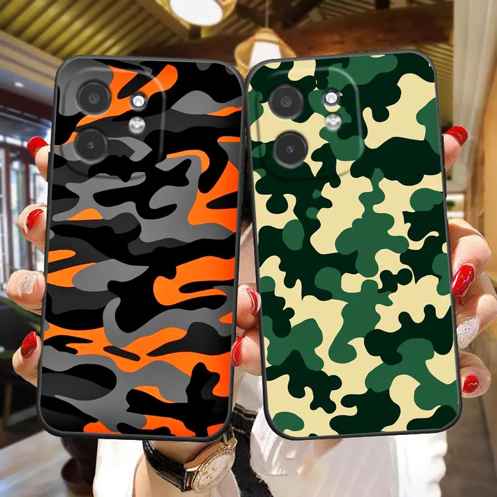 Capa para Celular Infinix NOTE 12 GT 20 30 40 50 50X 60 TECNO POVA NEO 2 4 5 6 7 Azul Verde Laranja Camuflado
