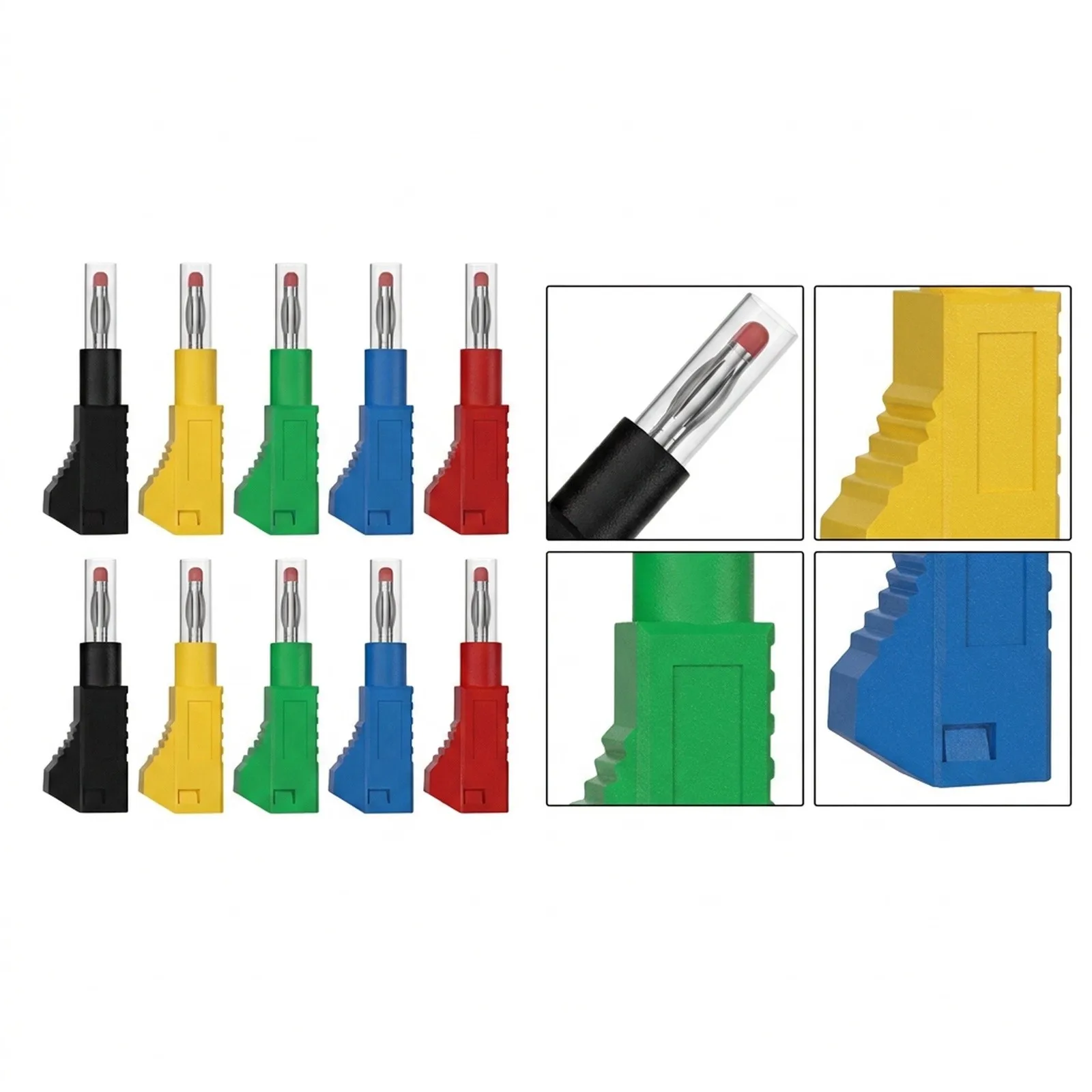 Accessories Banana Banana Connectors Line Leads Stackable Solder Practical High Quality  Accessories Banana Banana