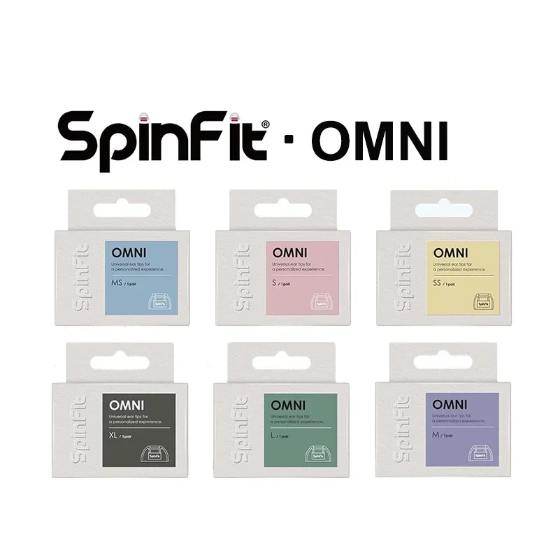 SpinFit-Embouts en silicone Danse etés OMSettlement pour True Wireless, écouteurs avec buse de 3.7mm de diamètre, Sony, Beats, Bose, JBL, 1 paire