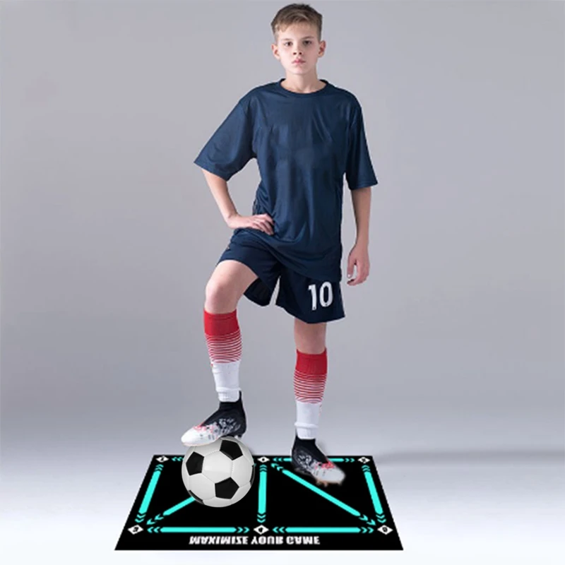 Soccer Training Pad Football Training Mat Portable Dribbling Sports Aid Durable Soccer Mat