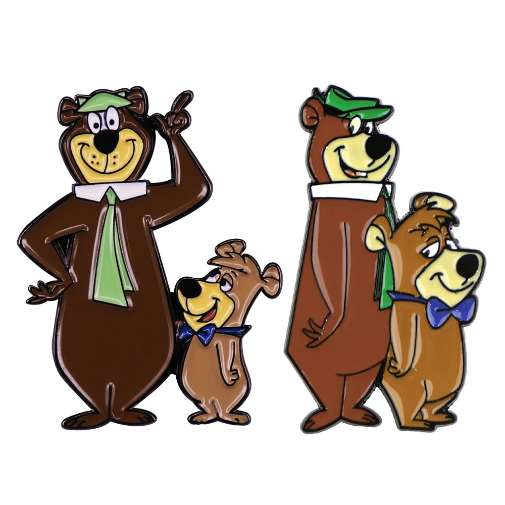 

Cute Brown Bear Lapel Pins Briefcase Enamel Pin Backpack Brooch Accessories for Jewelry Badges Brooches for Clothes Gift