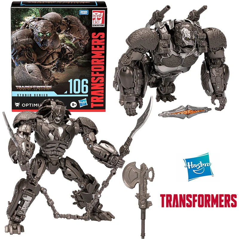 

Hasbro Transformers Rise of The Beasts Studio Series SS106 Optimus Primal Leader Class, оригинальная фигурка, модель, игрушка в подарок