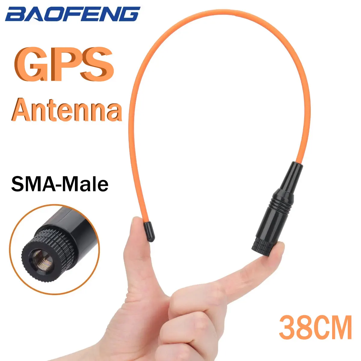 Orange GPS 771 Antenna Upgrade 15 inch Whip Antenna Extended Long Range Antenna for Garmin GPS Alpha 100 200 Astro 220 320 430