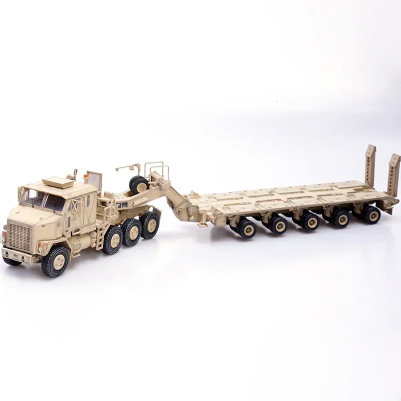 

American Oshkosh M1070 Heavy Truck 1/72 Transport Truck Desert Color Model Collectible Ornament