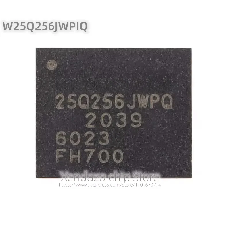 

5pcs/lot W25Q256JWPIQ 25Q256JWPQ WSON-8 package Original genuine 1.8V 256M-bit Memory chip