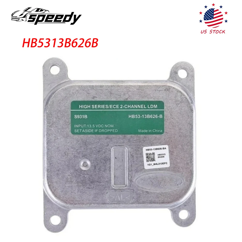 

HB53-13B626-B Full LED Headlight Module Control Unit for 2016-2019 Ford Explorer Silver HB5313B626B