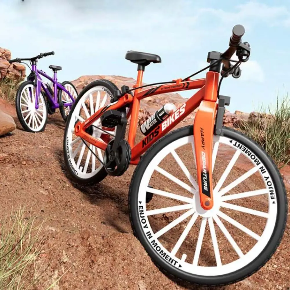 Simulation Mountain Bike Model Home Decor 1：10 Scale Off-Road Racing Bicycle Plastic Material Alloy Bicycle Collection