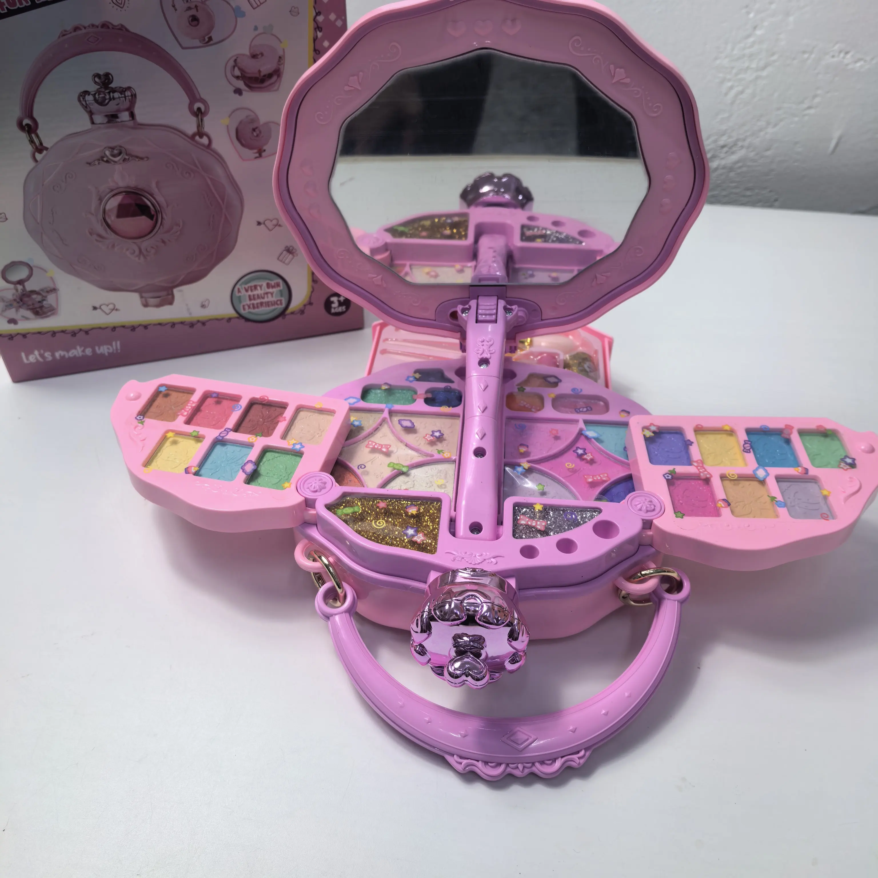 Water Washable Children's Makeup Toy Set for Girls Party Cosmetic Plaything Gift for Kids