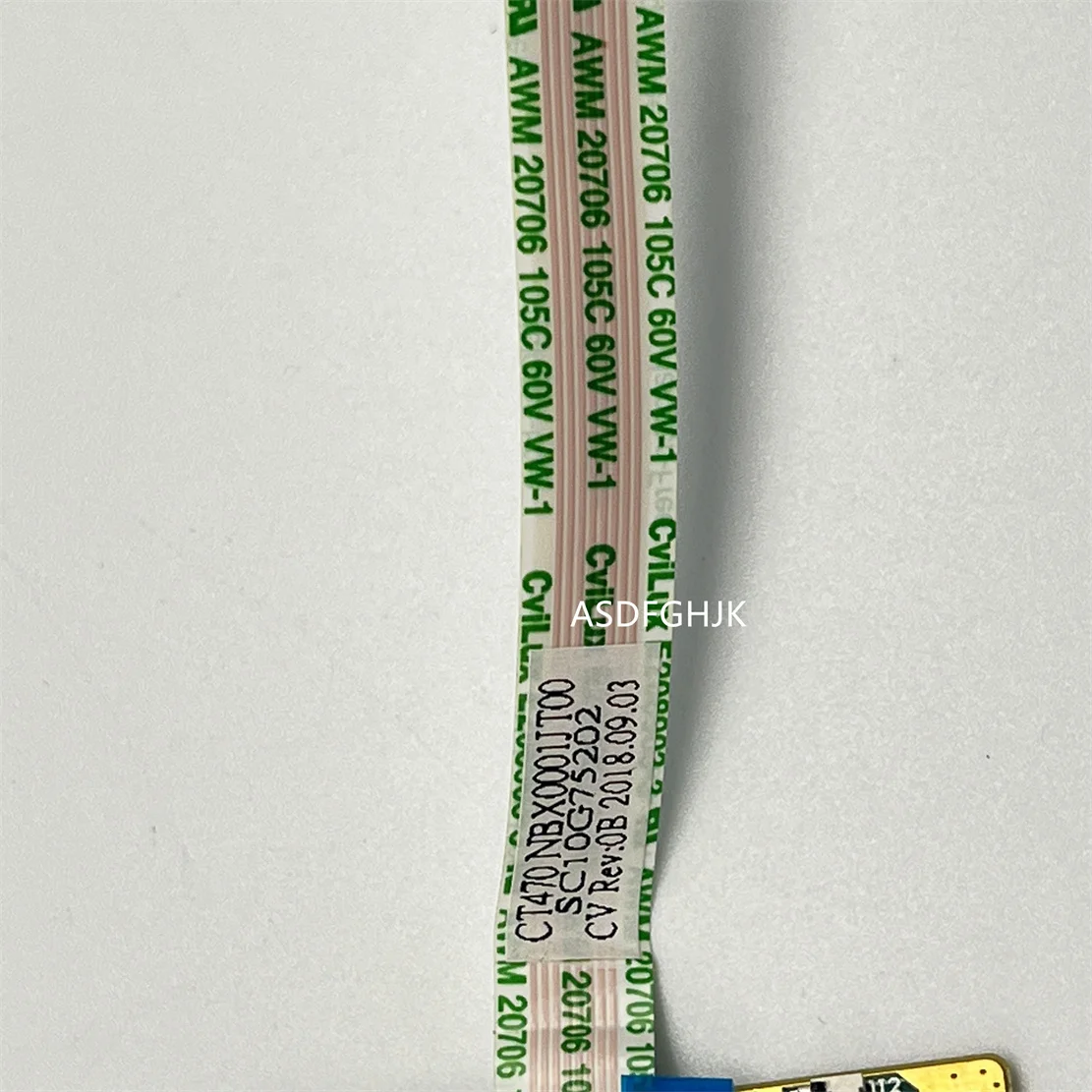 Genuine FOR Lenovo ThinkPad T470 A475 25 fingerprint rearder w/BRKT cable 01AX699  TEST OK