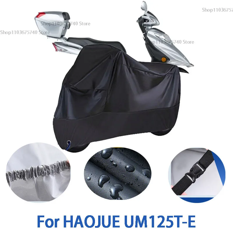 

Motorcycle Full Covers For HAOJUE UM125T-E Car Outdoors Sun Protection Dust No Ear Thickened Oxford Clothcover Accessories