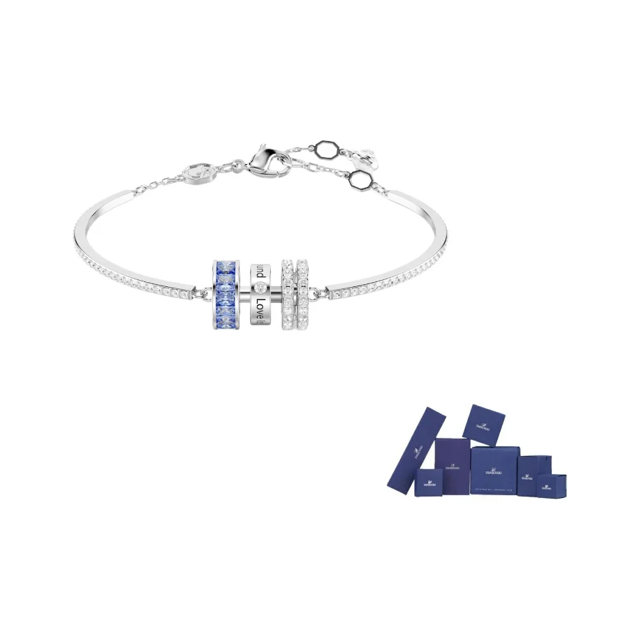 

Swarovski Connexus Rhodium Plated Faux Crystal Bracelets Women's Silver 5690039