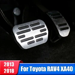 For Toyota RAV4 XA40 2013 2014 2015 2016 2017 2018 RAV 4 Car Accelerator Brake Pedals Cover Non Slip Pads Accessories