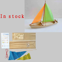 Sailing Ship Wooden Ship Model Assembly Kit DIY Dongting Sailing Ship Model Decoration Assembling Children's Toys Manual Class