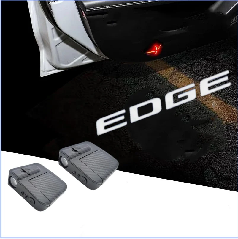 

For Ford ST-Line Mustang LINE FIESTA FOCUS Kuga Escape LED Car Door Welcome Light Bulbs Ghost Shadow Warning Lamp Accessories
