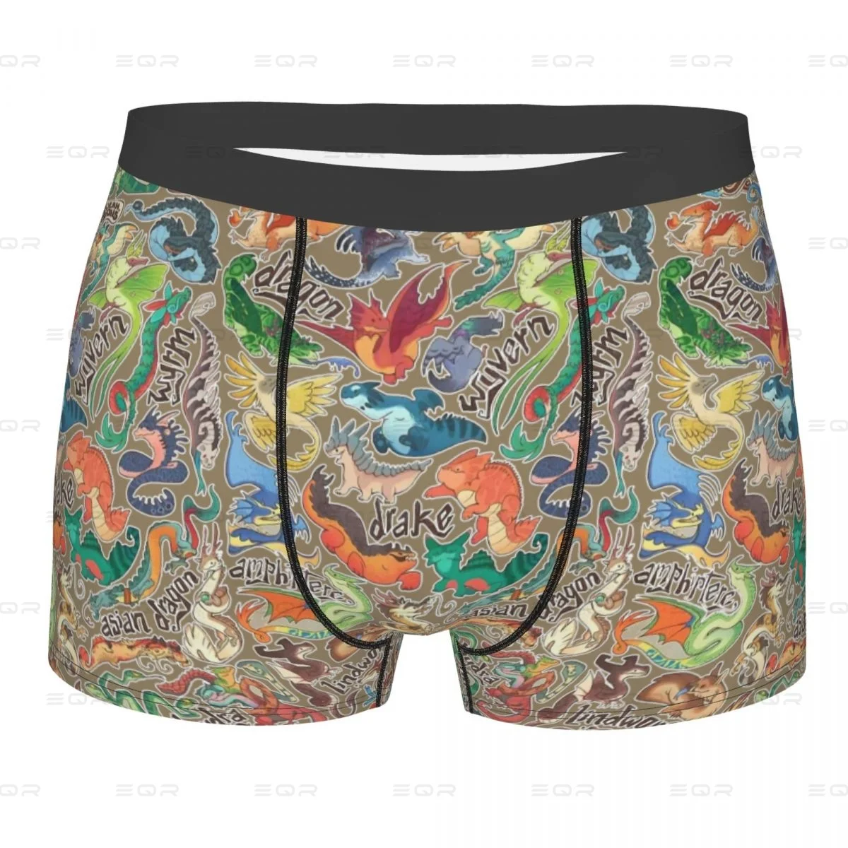 

Mini Dragon Compendium Men's Boxer Briefs,Highly Breathable Underwear,High Quality 3D Print Shorts Birthday Gifts