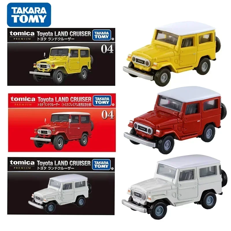 TAKARA TOMY Tomica New Premium TP04 Toyota Land Cruiser Cars giocattoli in lega veicolo a motore Diecast modello in metallo regali per bambini ragazzo