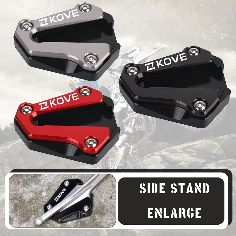 

Аксессуары для мотоциклов 2025, удлинитель подставки для ног, боковая подставка, удлинитель подставки для ног, опорная пластина для KOVE 321RRS 321RR 321 RRS RR