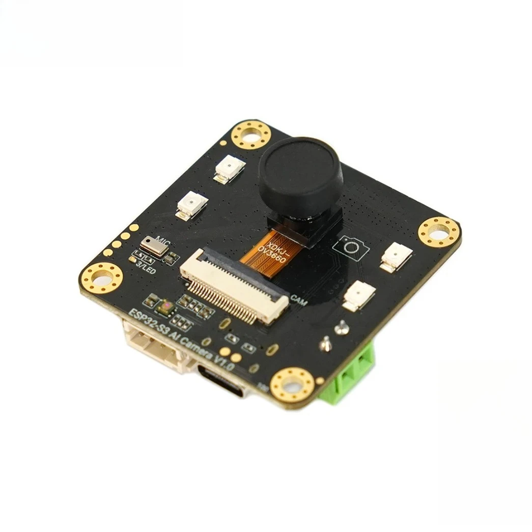 ESP32-S3 AI Intelligent Camera Module Edge Image Recognition Night Vision ChatGPT Voice InteractionI with night vision