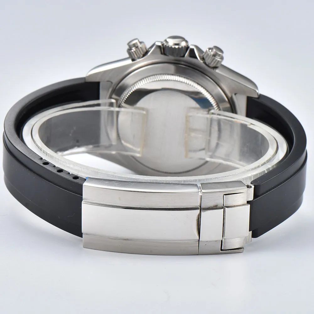 VK63 watches 39.3mm Luxury Watch Men's Chronograph Men's watch vk63 case silver watch VK63 Men's Chronograph Waterproof 10ATM