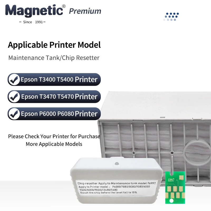 

T699700 T6997 C13T699700 Maintenance Ink Tank For Epson Sure Color P6000 P6080 P7000 P8000 P9000 T3400 T5400 T3470 T5470 P7570