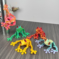 3D Printing Magnetic Suction Frog Refrigerator Magnet Movable Ornament Frog Toy Cute Novel Creativity Home Ornament Figure