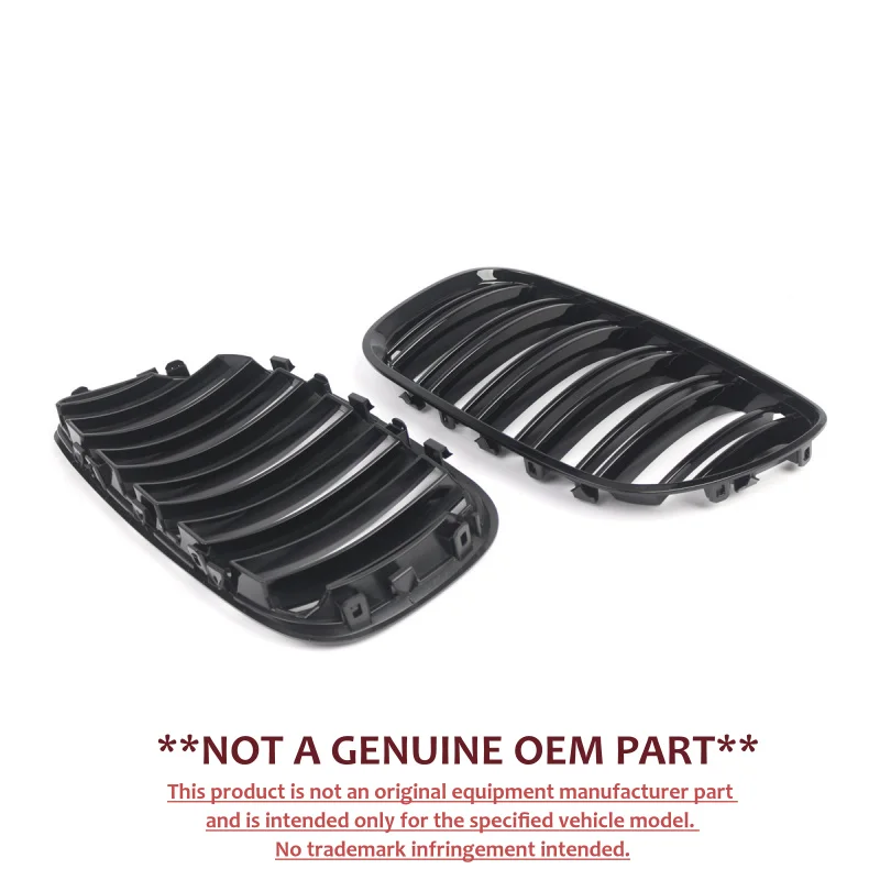 For BMW X1 E84 10‑15 Modified Front Bumper Grille Air Intake Vent Grill Exterior Replacement Parts