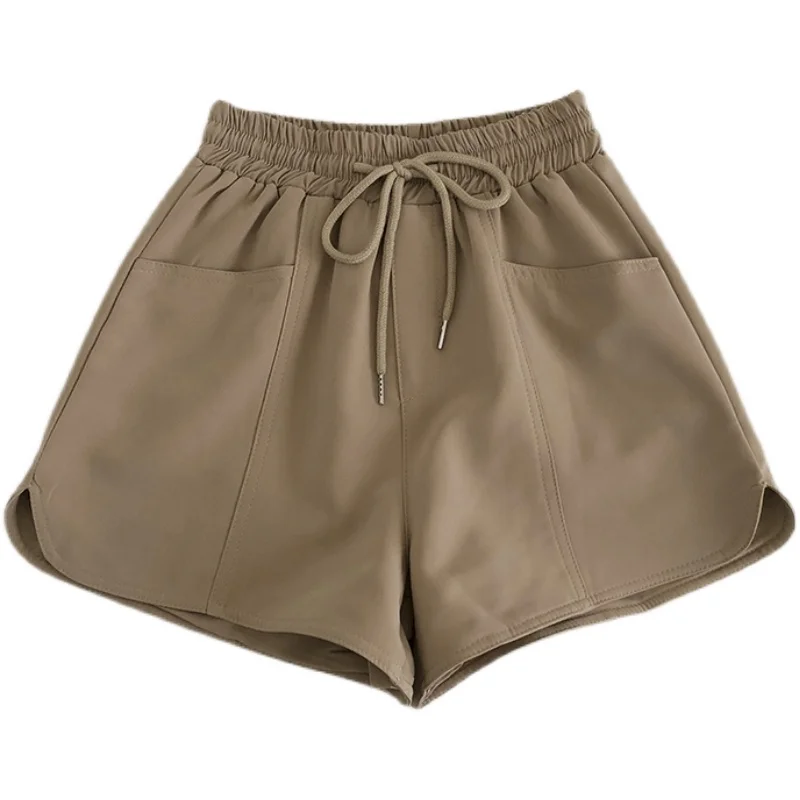 American Street Style Shorts 2026 Summer New Oversized Thin Cool Wide Leg Pants Women High Waist Casual All-match Shorts Women image 6
