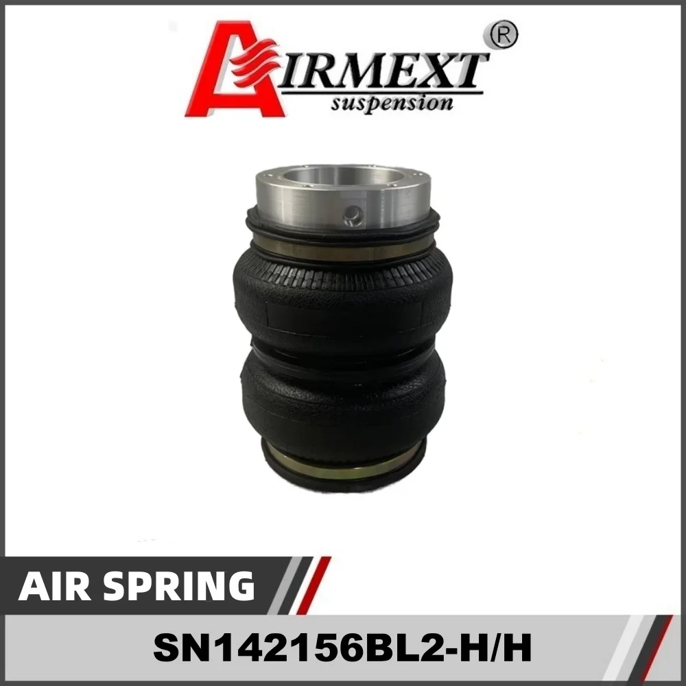 SN142156BL2-H/H AIRLIFT 5814 hollow Double convolute airspring airbag shock absorber/pneumatic air suspension air bellow