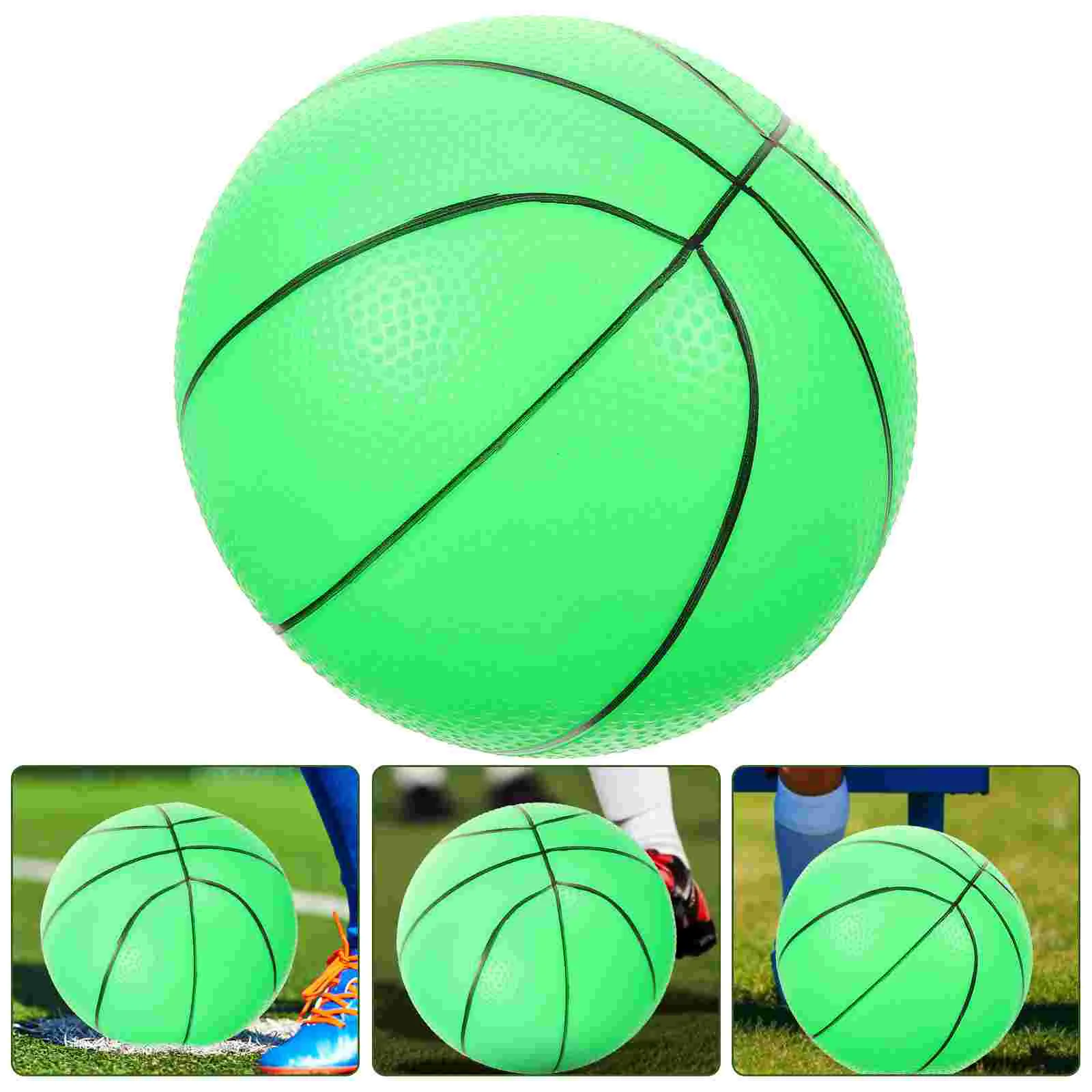 

Children Training Basketball Luminous Mini Light up Small Toy Green Pvc