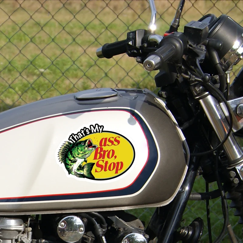 Funny Word Car Stickers That's My Ass Bro Stop Sticker Pack Exterior Accessories Waterproof PVC Decals - view 4
