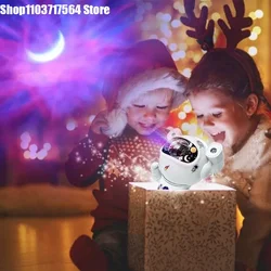 Astronaut Galaxy Star Projector Spaceman Starlight Night Light Northern Starry Lights Projection Lamp with Remote Control Timer