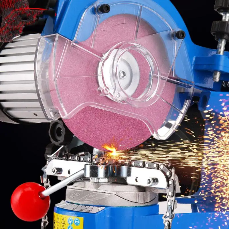 Multi-Angle Chain เครื่องบดโซ่ไฟฟ้าเครื่องบดเบนซินแฟ้มเลื่อย220V 230W Chainsaw Sharpener (สีสุ่ม)