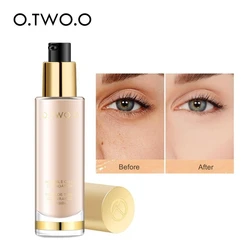 O.TWO.O Liquid Foundation Smooth Invisible Pores Conceal Flawless Makeup Base 8 Colors Waterproof Face Cosmetics 30ml