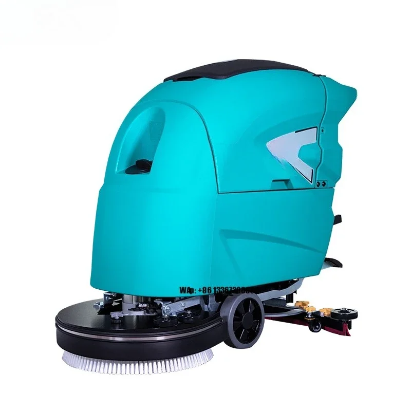 Hand Push Walk Behind Floor Cleaning Electric Machine Professional Industrial Commercial Floor Scrubber Marble Granite