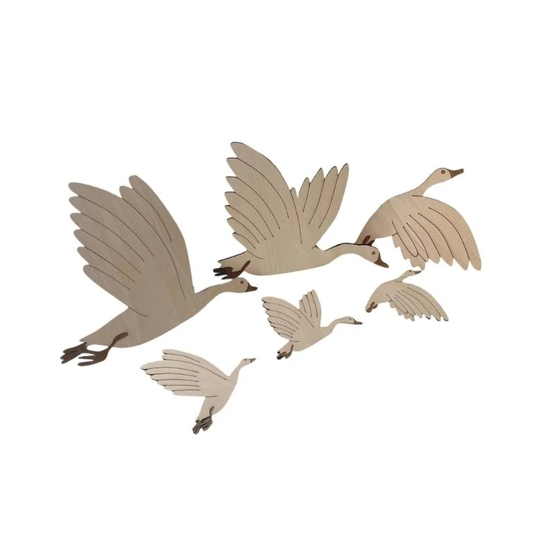 

6peeces изящные Cygnet Wall Art для спальни и детских декоров Jomd