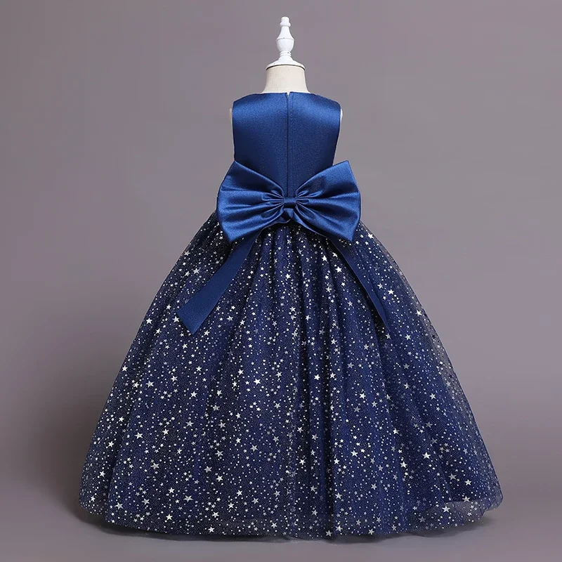 Robe de Princesse à Paillettes pour Fille, Tenue de Soirée pour Demoiselle d'Honneur, Bal, Costume de ixde Mariage, 4, 8, 12, 14 Ans, Nouvelle Collection