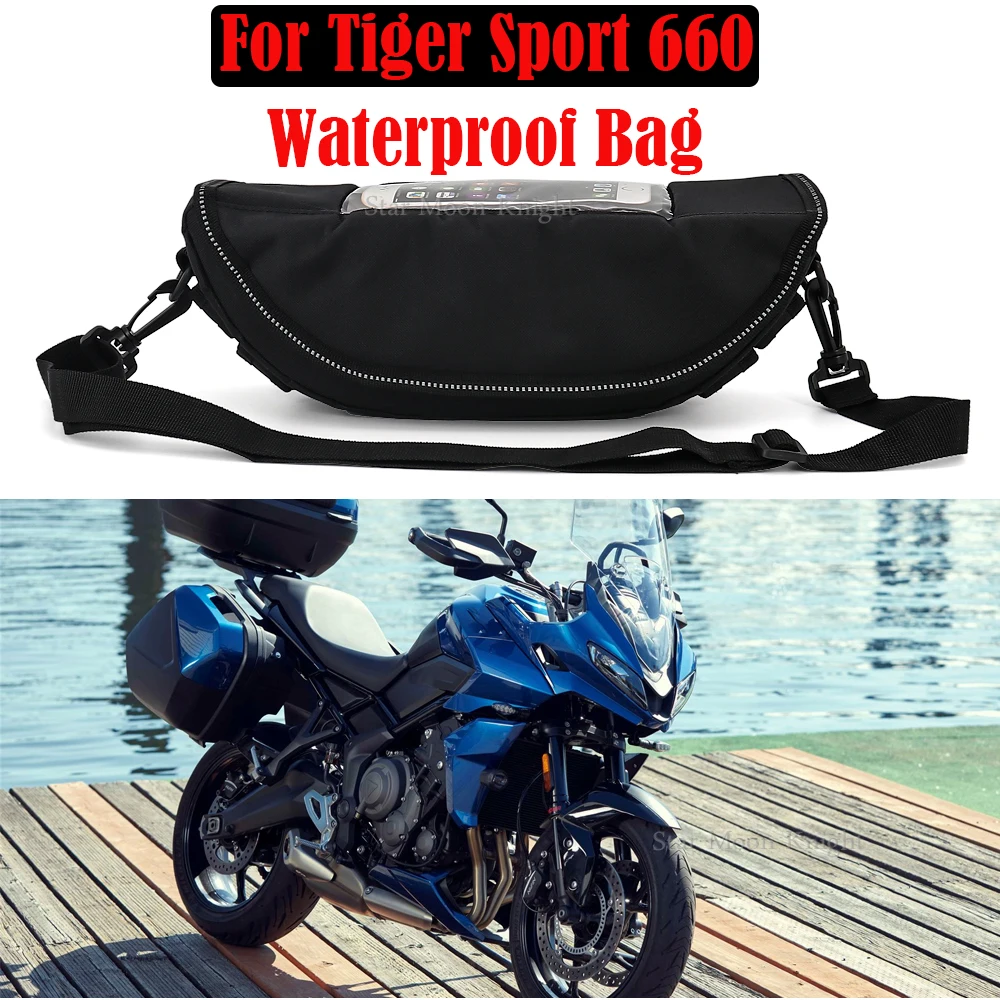 

Waterproof Bag Motorcycle Accessories Storage Handlebar Bag For Tiger Sport 660 TIGER SPORT 660 2021 2022 - Travel Tool Bag