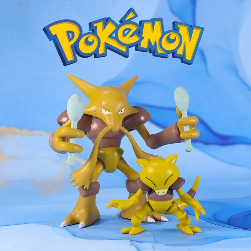 

WCT Official Abra Kadabra Figure Toys Pokemon Action Figure Model Pokémon Collectible