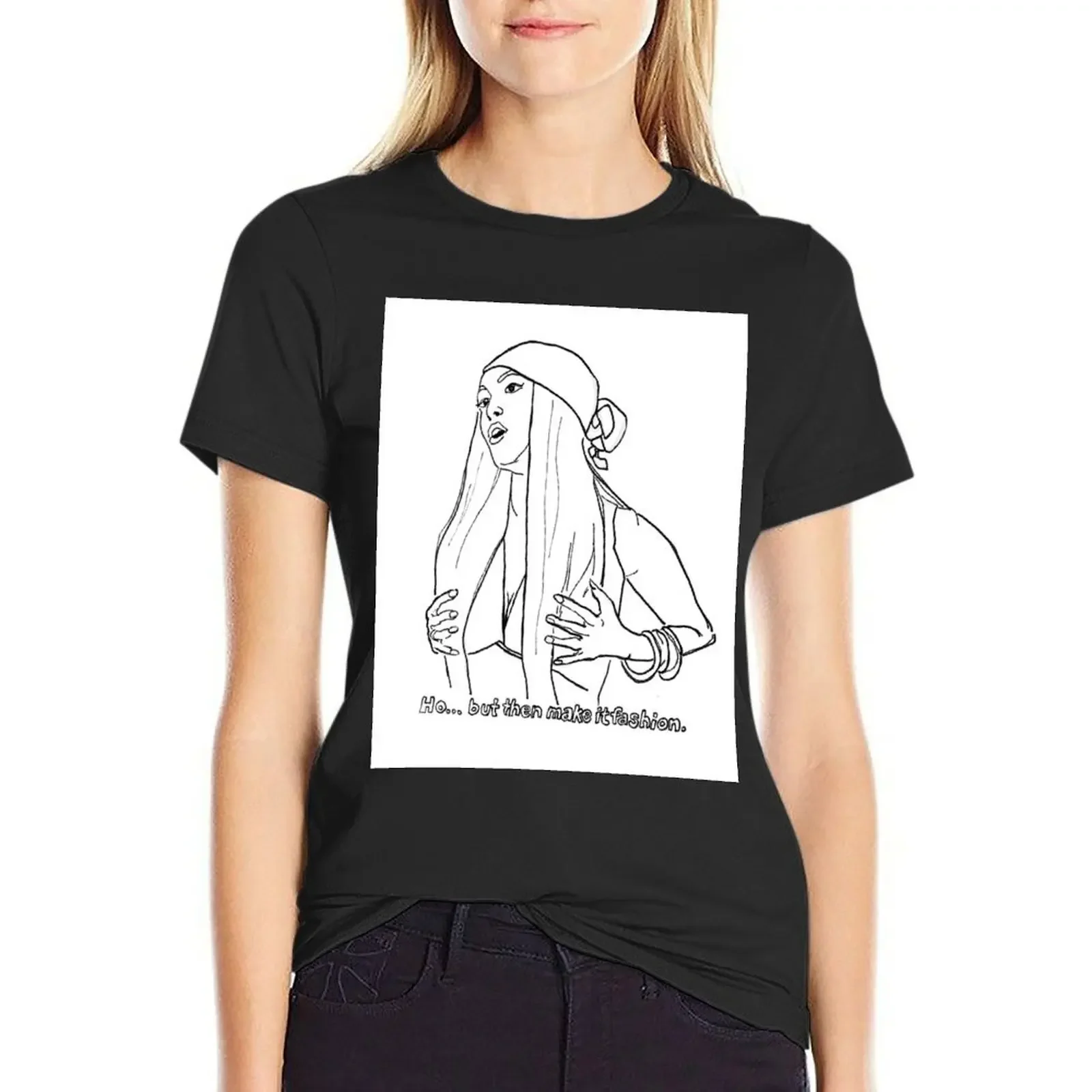 

Ho... But Make It Fashion T-Shirt kawaii clothes tops animal print sublime Women's tops