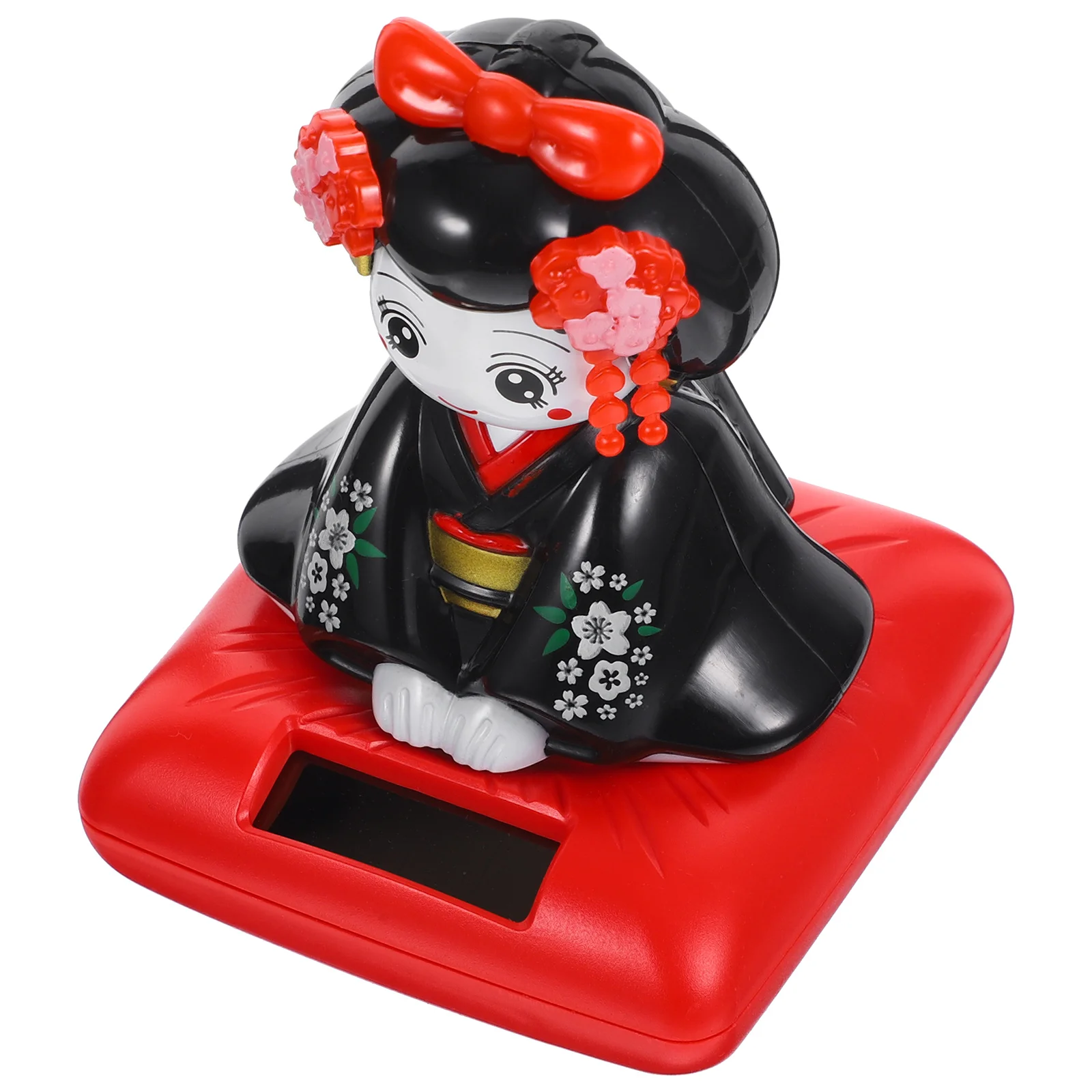 Jongen Baby Dansend Meisje Bobblehead Mini Speelgoed Zonne-auto Ornament Ornamenten Schudden Kimono Beeldje