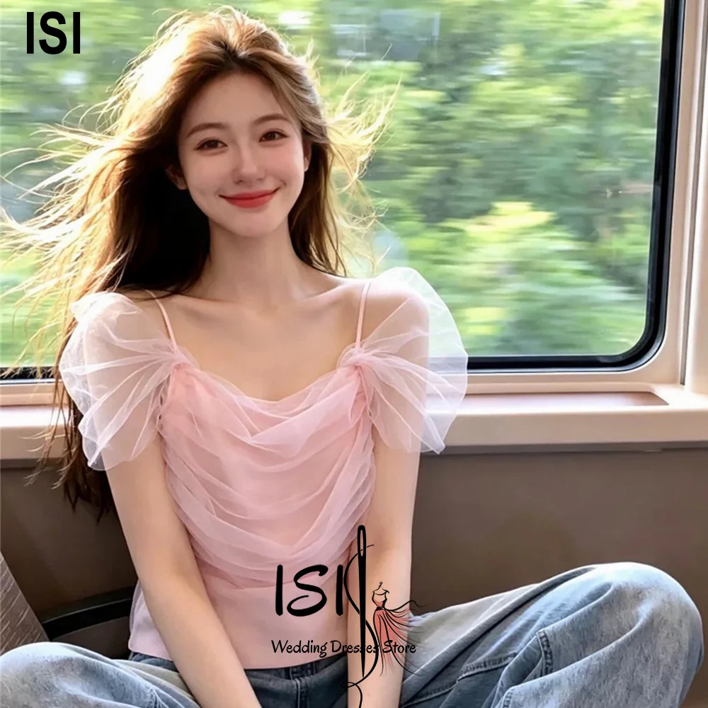 ISI Elegant Sweetheart T-Skirt Off the Shoulder Customized Formal  Korean Photos Shoot 빅사이즈 파티드레스